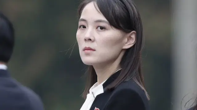 En la foto, Kim Yo-jong, hermana del líder de Corea del Norte, Kim Jong-un