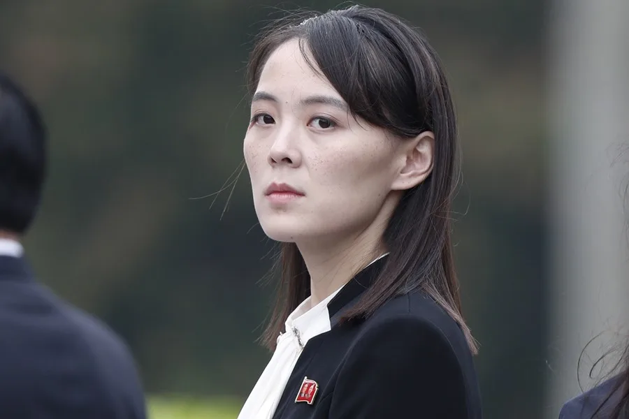 En la foto, Kim Yo-jong, hermana del líder de Corea del Norte, Kim Jong-un