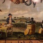 En la foto, imagen de la esclavitud en las colonias inglesas