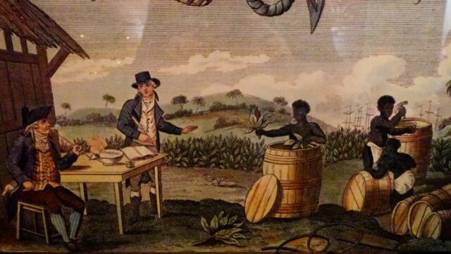 El precio de la libertad: 182 años de impuestos para los esclavistas 1 En la foto, imagen de la esclavitud en las colonias inglesas