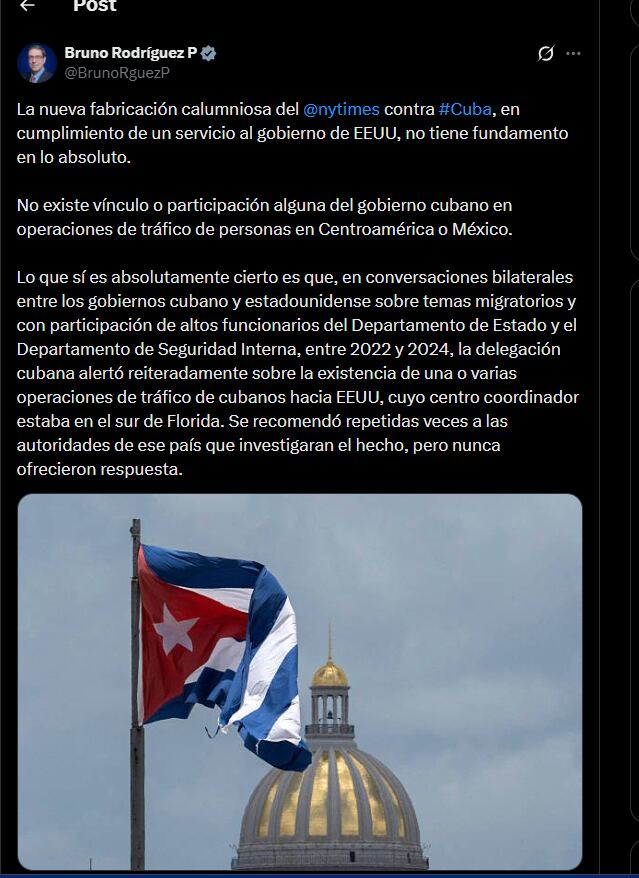 El canciller de la vergüenza: Bruno Rodríguez sale al rescate del nieto corrupto 2 El canciller de la vergüenza: Bruno Rodríguez sale al rescate del nieto corrupto
