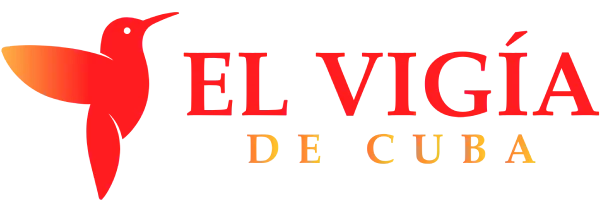 Logotipo de El Vigía de Cuba con un colibrí