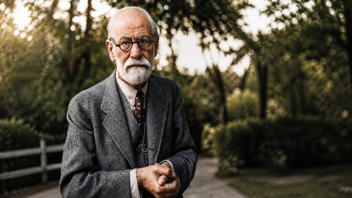 Sigmund Freud: biografía del padre del psicoanálisis 1 Retrato horizontal a color de Sigmund Freud, padre del psicoanálisis