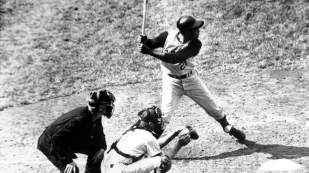 En la foto, Roberto Clemente