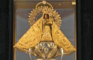 En la foto, imagen de la Virgen de la Caridad del Cobre