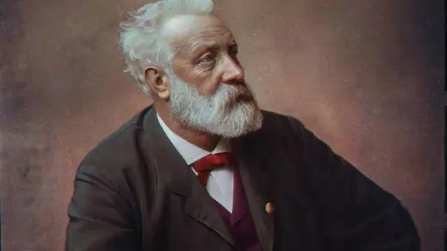 En la foto, Julio Verne
