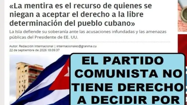 El control político, la represión y el mito del apoyo popular en Cuba 1 En la foto, la portada del diario Granma
