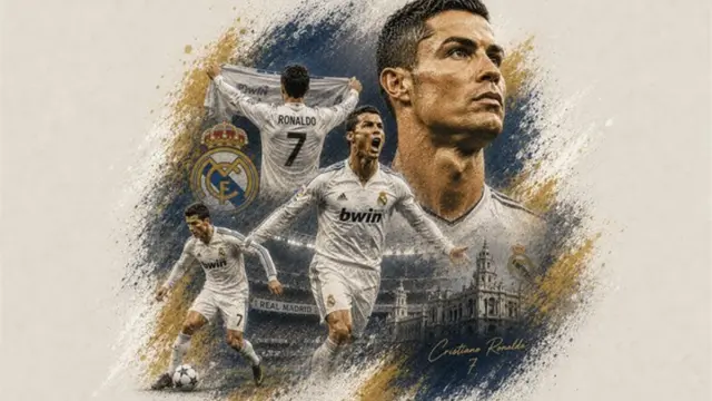 En la foto, Cristiano Ronaldo