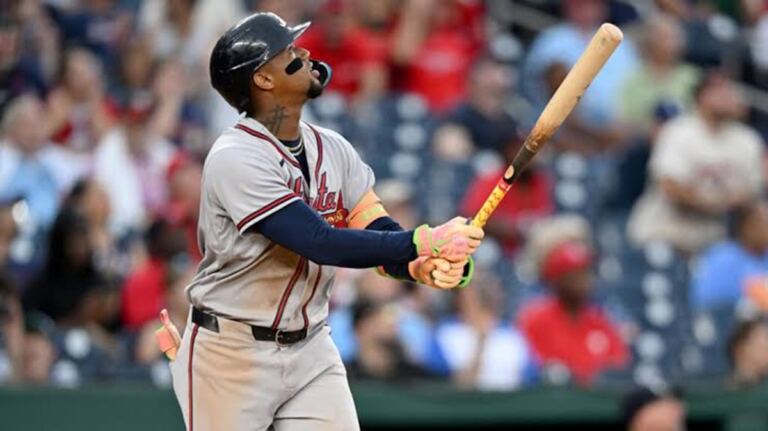 En la foto, Ronald Acuña Jr.