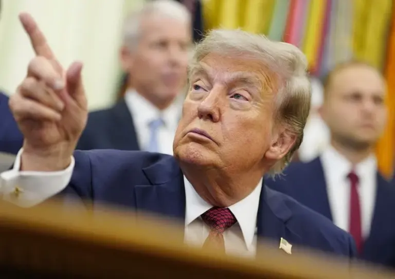 En la foto, el presidente de Estados Unidos, Donald Trump