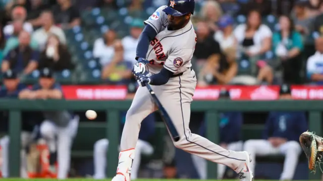 En la foto, Yordan Álvarez