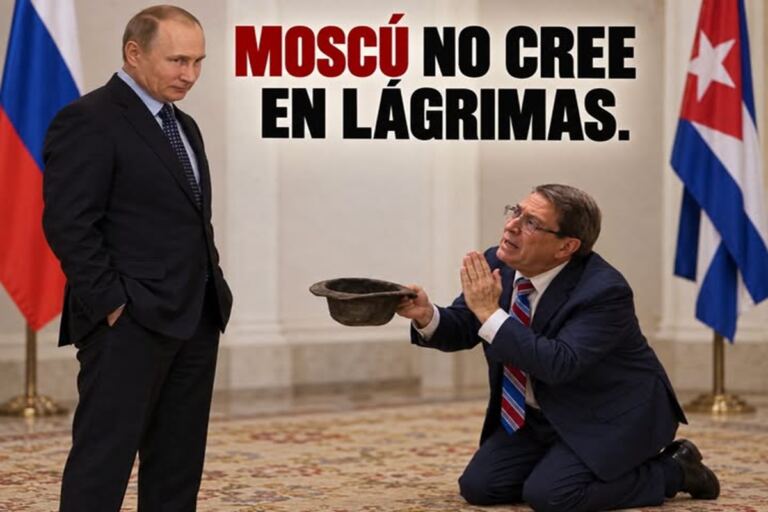 Bruno en la pasarela de Nueva Delhi 3 En la foto, una imagen generada con IA de Putin y Bruno Rodríguez