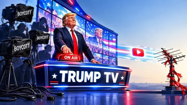 Los medios amenazan con bloquear a Trump, pero este les devuelve el golpe 1 En la foto, una imagen relativa al texto