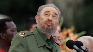 En la foto, Fidel Castro