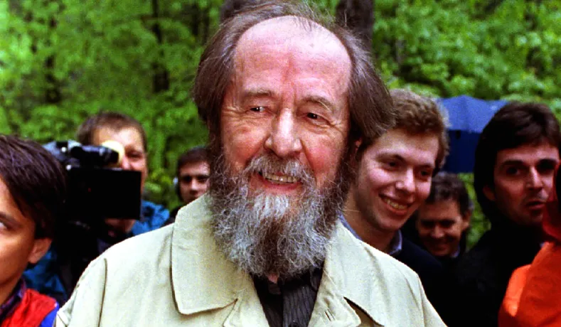En la foto, Aleksandr Solzhenitsyn