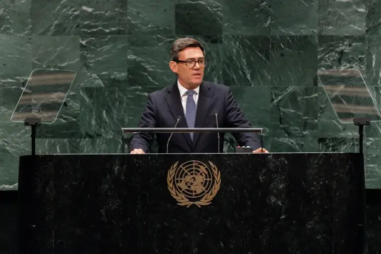En la foto, El Primer Ministro del Reino Unido, Andy Burnham, en la Asamblea General de las Naciones Unidas, en Nueva York (EE.UU.)