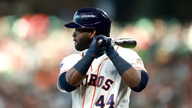 En la foto, Yordan Álvarez