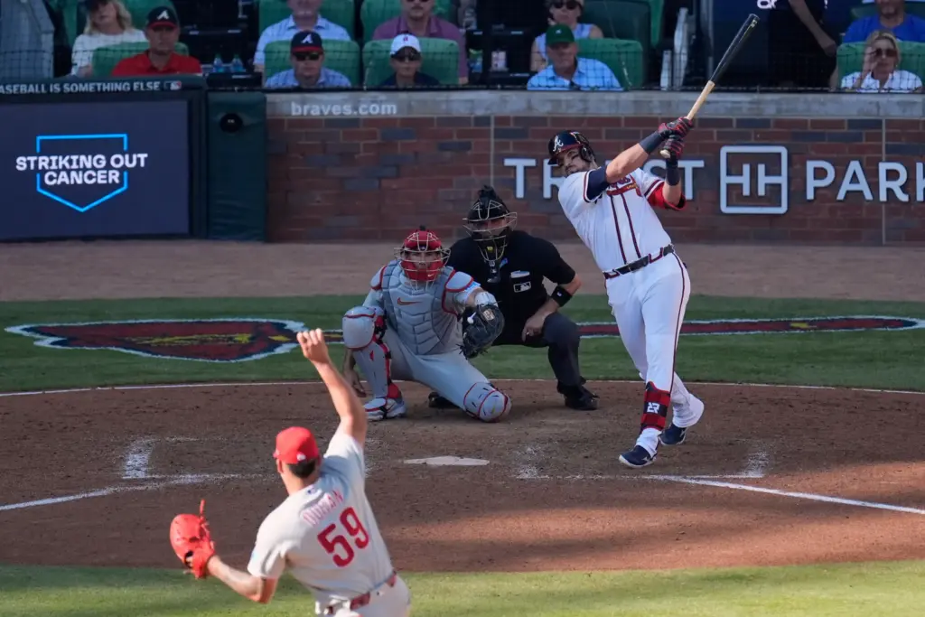 En la foto, Austin Riley