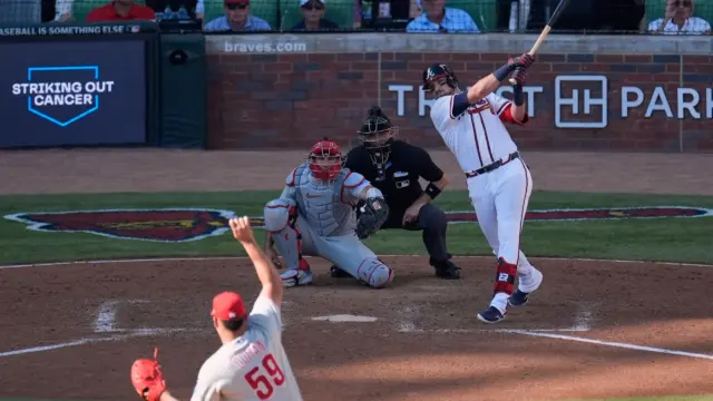En la foto, Austin Riley