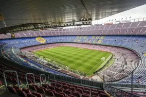 En la foto, Imagen de archivo del Camp Nou, en Barcelona.