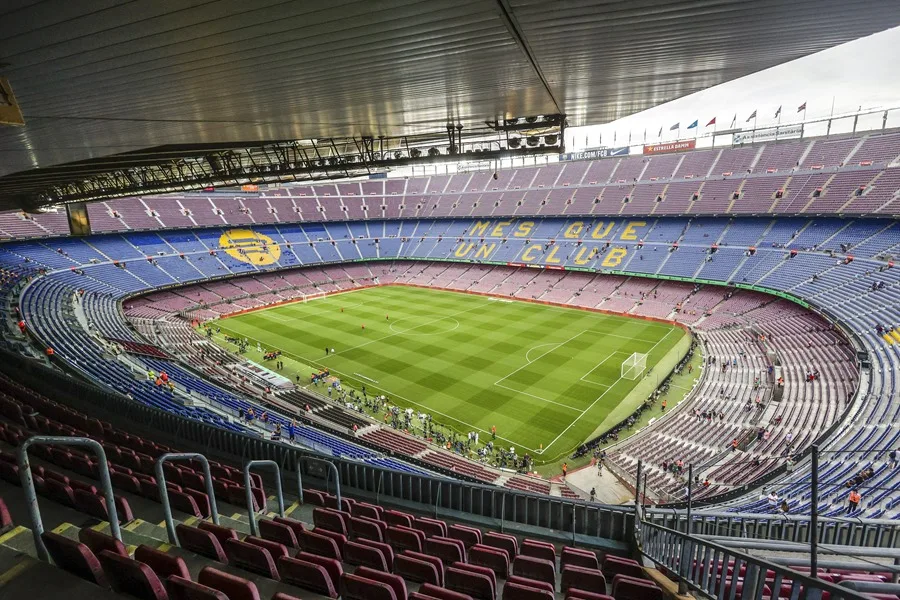 En la foto, Imagen de archivo del Camp Nou, en Barcelona.