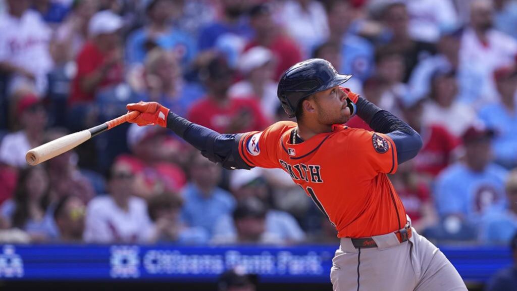 Astros le gana la serie a Phillies que queda a cuatro juegos de Atlanta, líder del Este en la LN 2 En la foto, Cam Smith