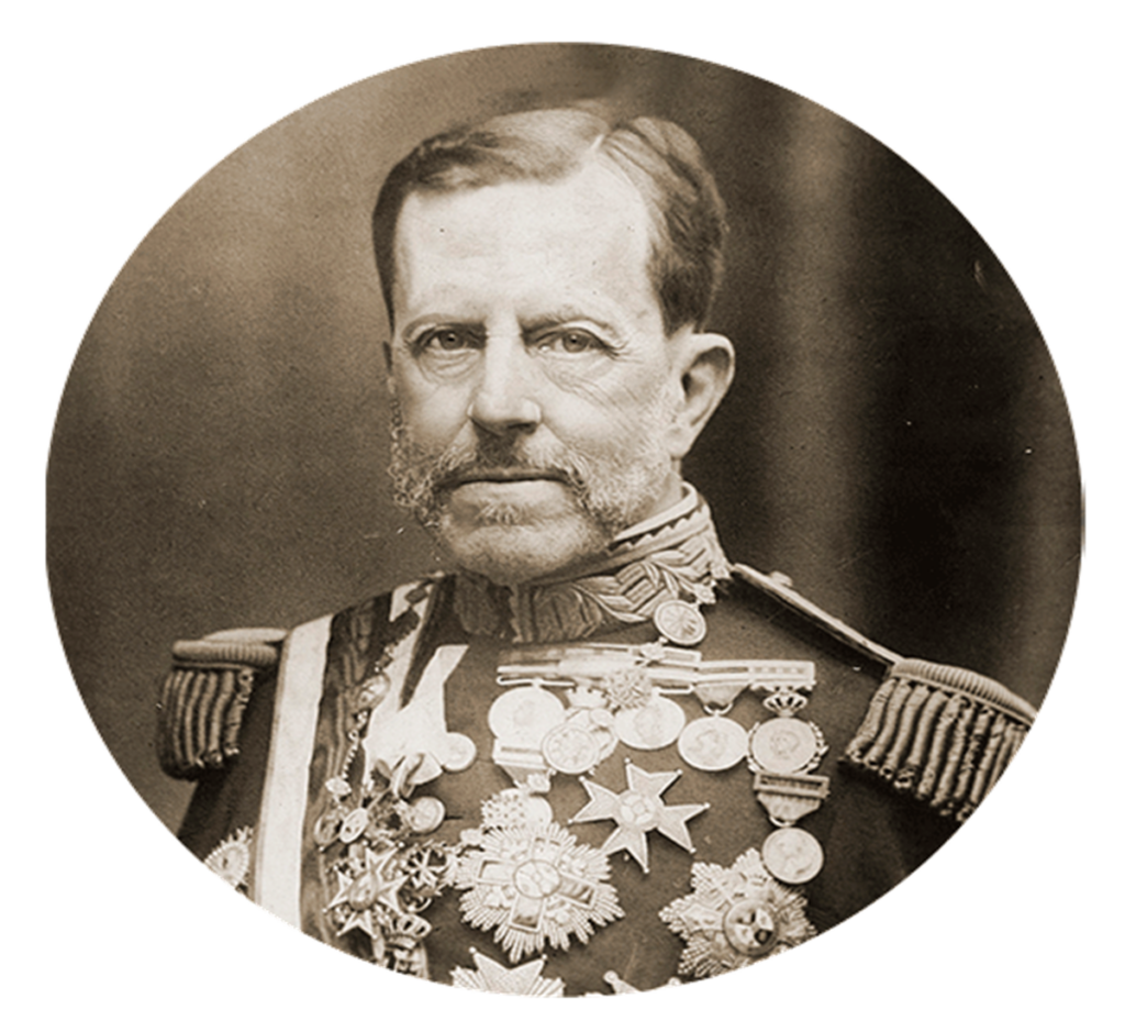 En la foto, el capitán español Valeriano Weyler