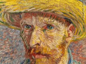 En la foto, autorretrato de Van Gogh