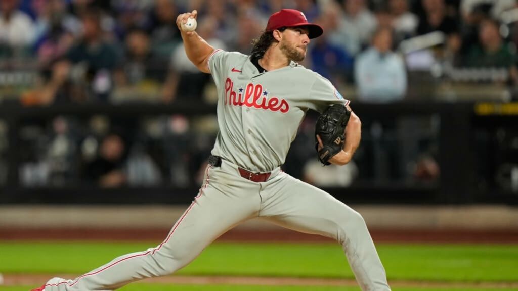 Aaron Nola guía la blanqueada de Phillies sobre Mets con siete entradas dominantes 5 En la foto, Aaron Nola