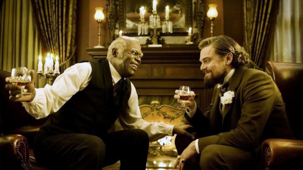 Inicio 29 En la foto, una escena del file Django Unchained