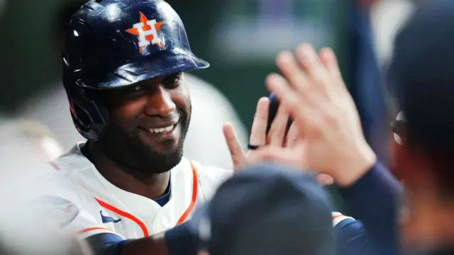 En la foto, Yordan Alvarez