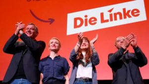 En la foto, Die Linke ganó las elecciones en Berlín