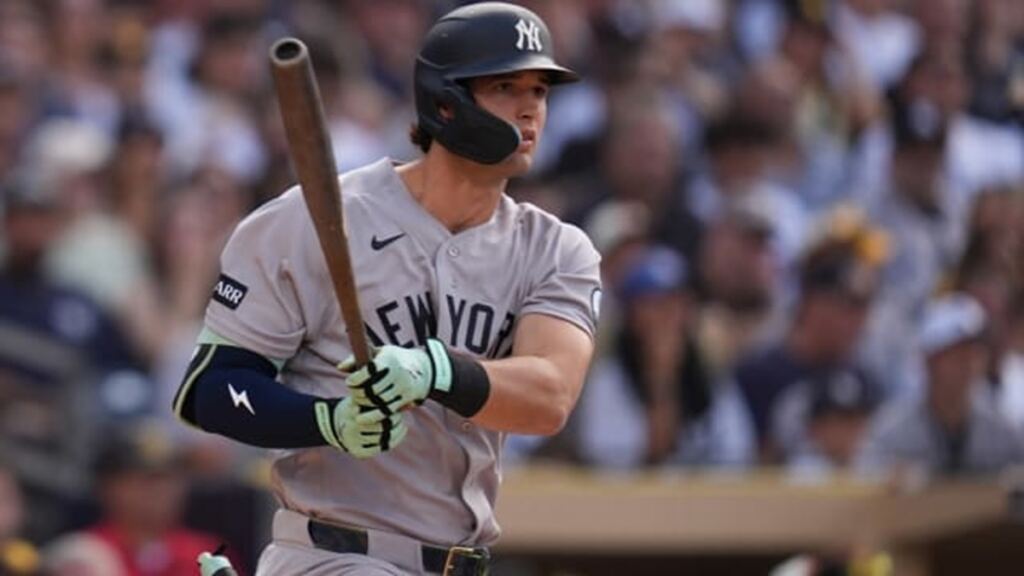 Jones y Bellinger guían victoria de Yankees sobre Padres que iguala serie 5 En la foto, Spencer Jones