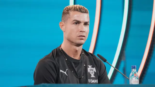 En la foto, Cristiano Ronaldo