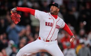 En la foto, Aroldis Chapman