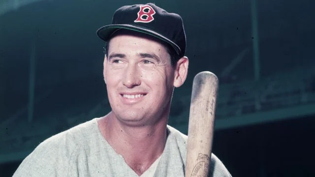 En la foto, Ted Williams