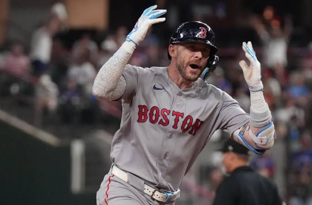 Jonrón de tres carreras de Trevor Story evita barrida de Rangers sobre Red Sox 2 En la foto, Trevor Story