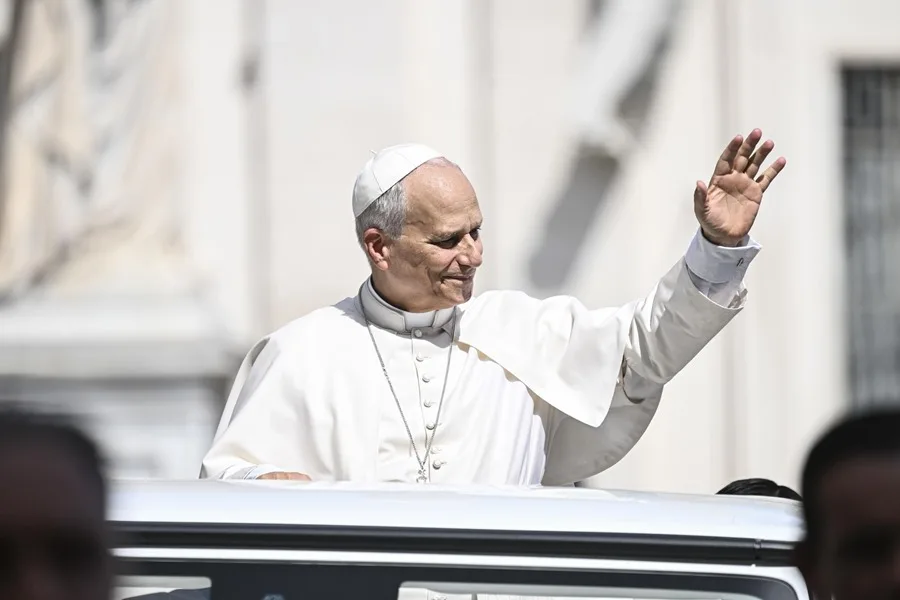 En la foto, El papa León XIV