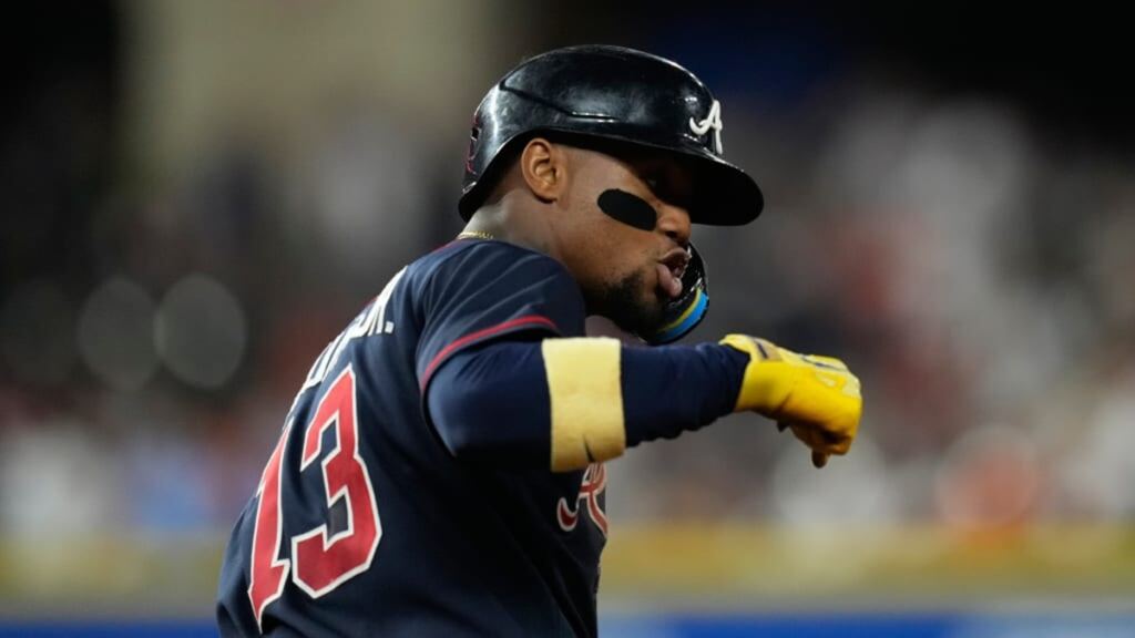 En la foto, Ronald Acuña Jr.
