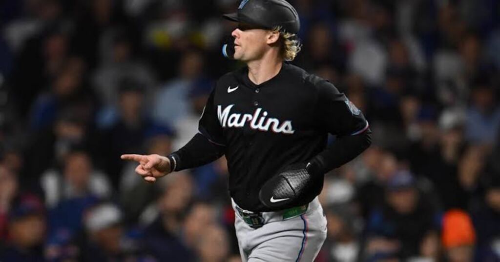 En la foto, Griffin Conine
