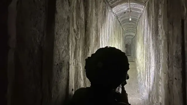 En la foto, un soldado israelí