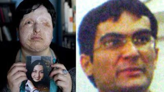 En la foto, Ameneh Bahrami y Majid Movahedi