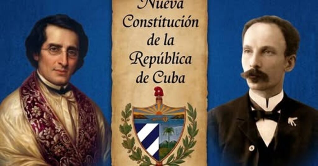 Cuba necesita una constitución personalista 3 En la foto, Martí y Varela en la portada de una Constitución