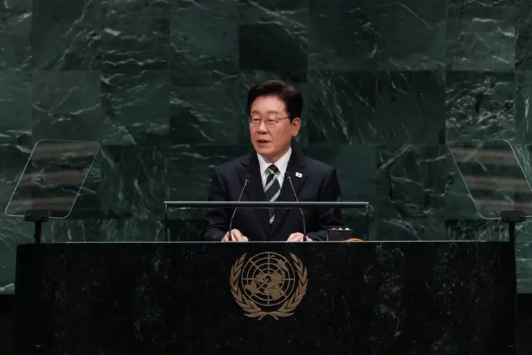 En la foto, El presidente de Corea del Sur, Lee Jae Myung, en Nueva York (EE.UU.)
