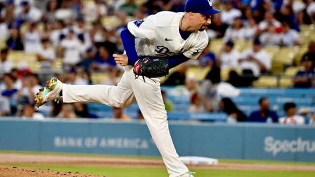 En la foto, Blake Snell