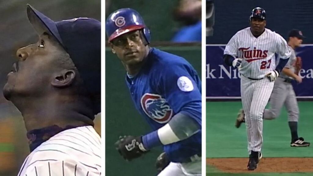 En la foto, Pedro Martínez, Sammy Sosa y David Ortiz