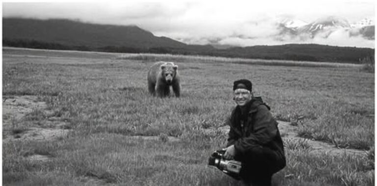En la foto, Timothy Treadwell