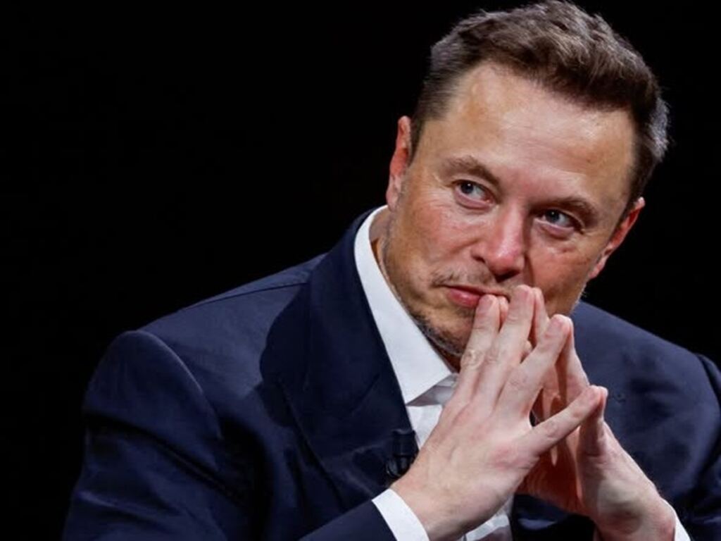 En la foto, Elon Musk