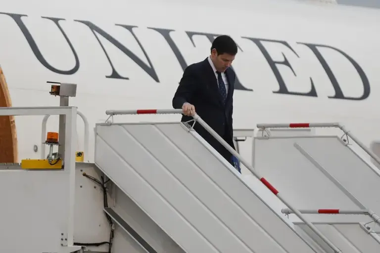En la foto, El secretario de Estado de Estados Unidos, Marco Rubio