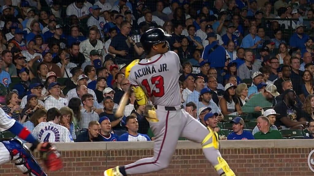En la foto, Ronald Acuña Jr.